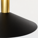 Підвісний світильник чорно - золотий H - 80 cm D - 30 cm Led 15W 3000K Gold + Black Tubie С 260866-100008523
