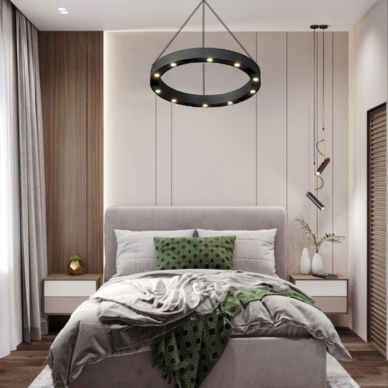 Люстра Modern Circle black 3000К D-60 см 10*3W IP20 230801-100002423