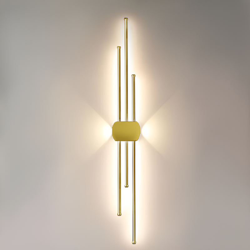 Бра лінійне 3 lines Gold H-60 cm / H-90 cm / H-120 cm Led 18-28W 250419-100004352