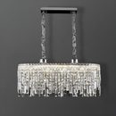Люстра Crystal L-100cm Silver 250488-100004547