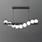 Люстра Bollo Row L-100cm Black + White 250576-100004702