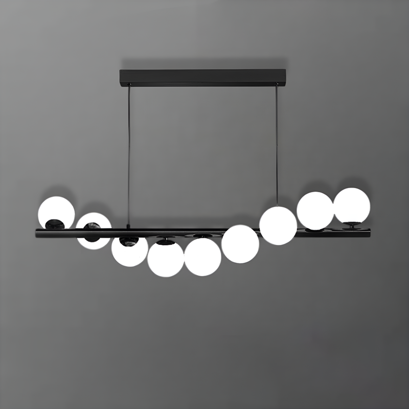 Люстра Bollo Row L-100cm Black + White 250576-100004702