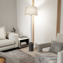 Торшер чорний з бежевим абажуром H-150 cm E27 Black+Beige 250739-100005461