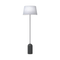 Торшер чорний з сірим абажуром H-150 cm E27 Black+Grey 250739-100005462