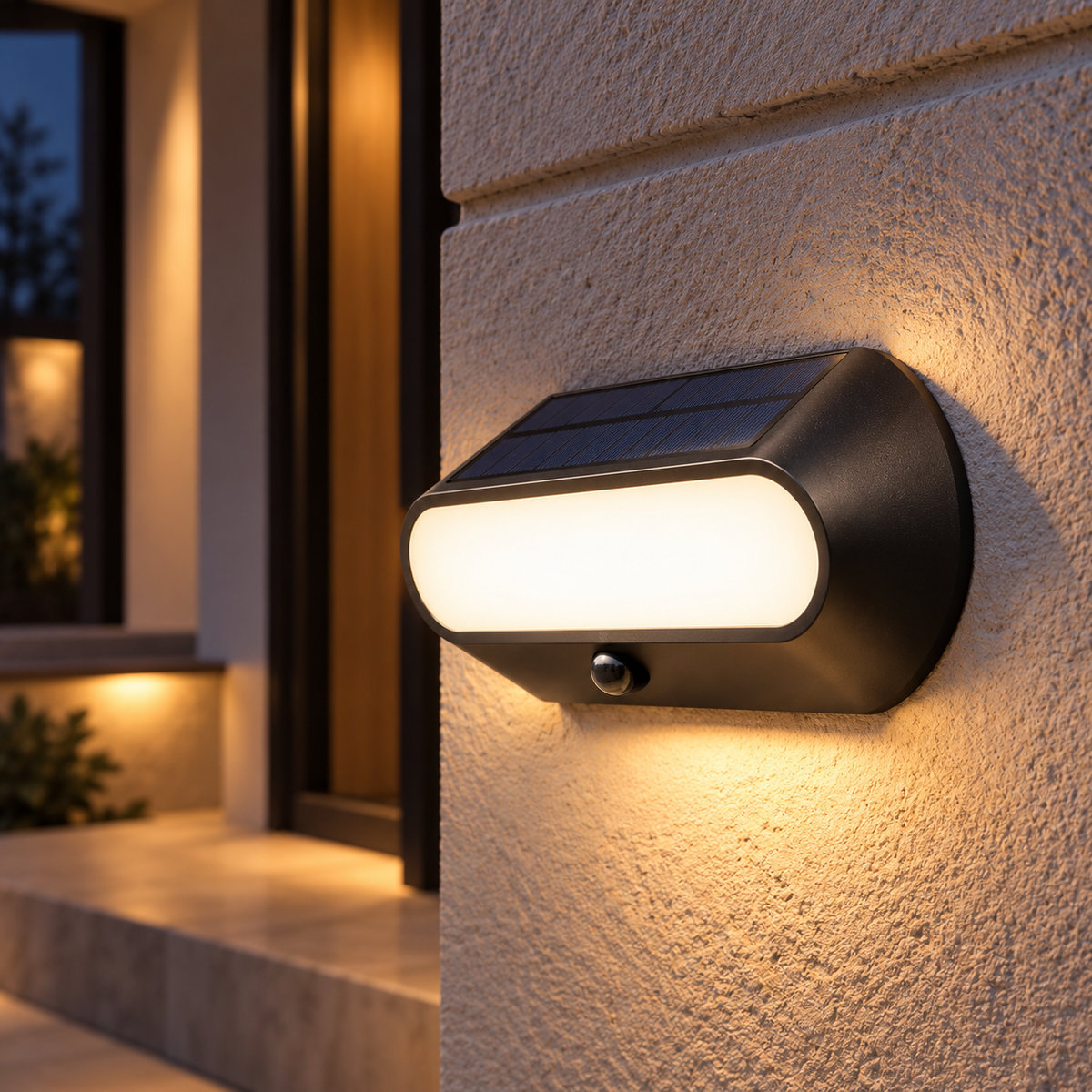 Світильник настінний чорний акумуляторний вуличний L - 25 cm Led 5W Black Lighter 261054-100009120