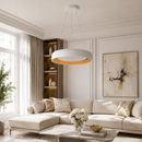 Підвісний світильник білий з пультом D - 50 cm Led 74W White Wooden Forest 260531-100007946