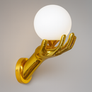 Настінний світильник золотий з оригінальним плафоном H-30 cm G9 Gold Arm 250942-100006170