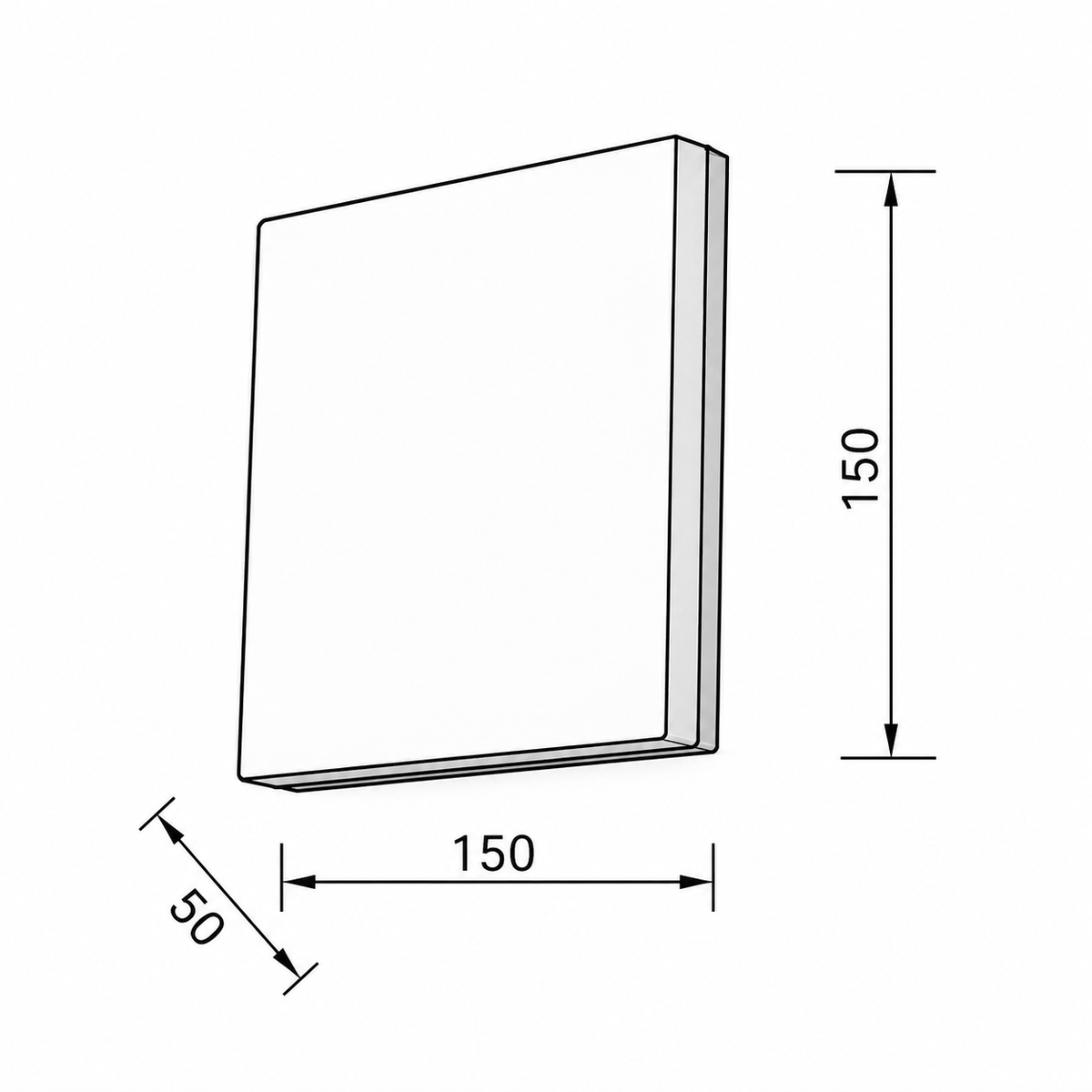 Настінний вуличний світильник Led 7W IP54 3000K Black Sara 230619-100002144