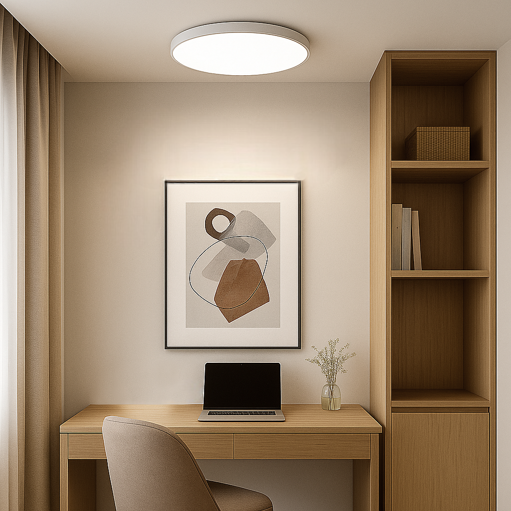 Стельовий світильник світлодіодний з пультом Color baby D300 Led 24W RGB White DS-Design 240458-100003236