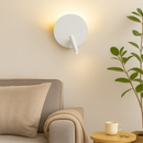 Настінний світильник білий Led 4000K D-15 cm White Bun Circle 250818-100005769