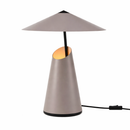 Лампа настільна сіра з конусовидним плафоном H-37 cm E27 Grey Chin 260209-100007518