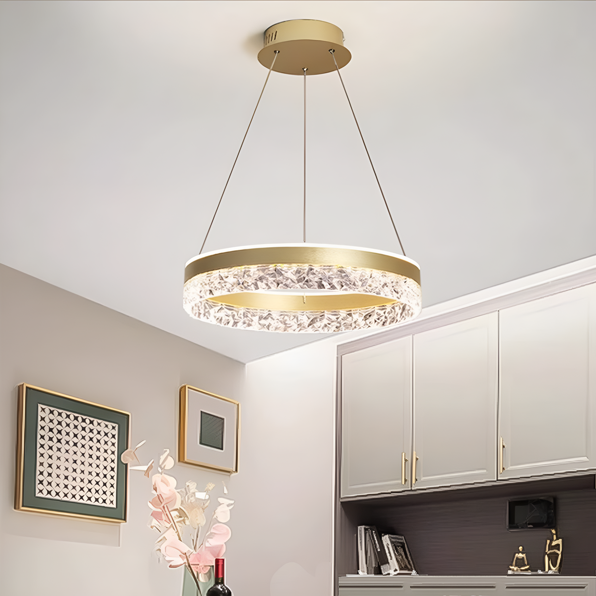 Люстра Circle Gold D-50cm 96W 250576-100004706