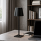 Настільна лампа чорна акумуляторна RGB H-38 cm Led T Lamp Black 251031-100006275