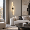 Світильник настінний чорний H-72 см W-12 см Led 12W 4000К Black Wave 231136-100002737