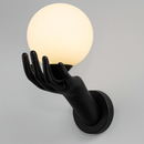 Настінний світильник чорний з оригінальним плафоном H-30 cm G9 Black Arm 250942-100006169