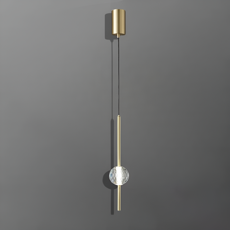 Підвіс одинарний Vertical tubes Gold Crystal DS-Design 250458-100004447