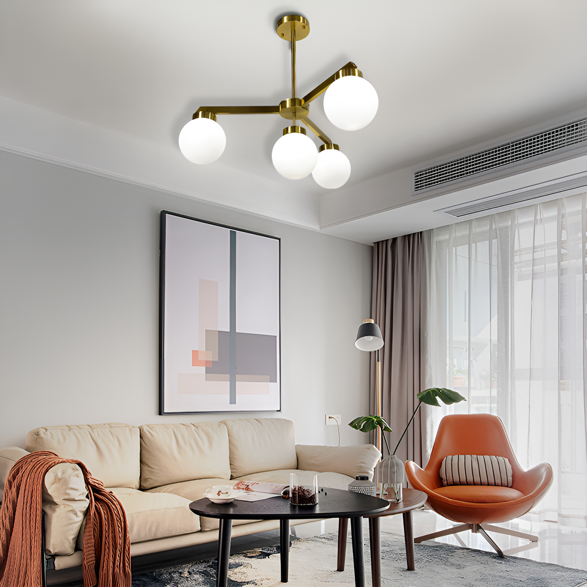 Підвісні світильники Light Aura D-60 см 4xG9 / 7xG9 Gold + White 241118-100003963