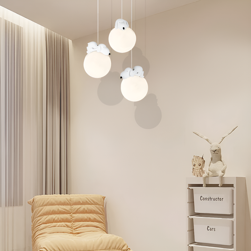 Підвісна люстра Pet E27 White Dog 250531-100004817