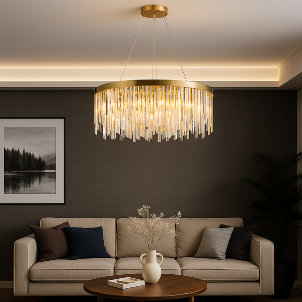 Люстра Crown D-60cm / D-80cm Gold 250488-100004546