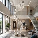 Каскадна люстра хром D-60 cm Led 54W 4000K Chrome Cascade 260576-100008039