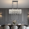 Люстра Crystal L-100cm Silver 250488-100004547