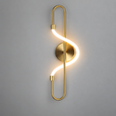 Бра золоте з гнучким плафоном  H-56 cm Led 6W 4000K Rope Treble Clef 241036-100003910