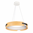 Підвісний світильник бежевий з пультом D - 48 cm / 58 cm Led 70W / 84W Beige Wooden Forest 260531-100007948