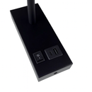 Настінний світильник чорний з гнучким спотом та роз'ємами на корпусі USB+TYPE-C Led 5W Black Snake wall 250960-100006158