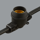 Гірлянда вулична чорна під лампи L-8м E27х10 IP65 Black Fairy Garland 251064-100006426