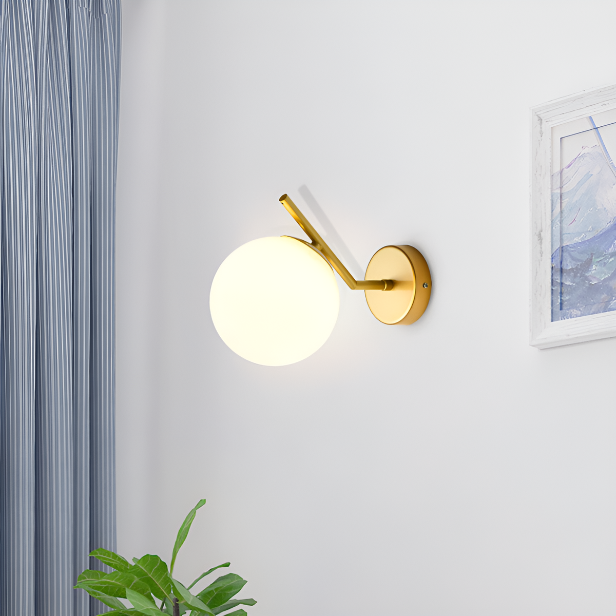 Настінний світильник Bollo E27 Gold 250491-100004440