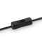 Настільна лампа чорна, світильник гриб H-36 cm E14 Black Bullet 250730-100005550