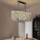 Люстра Crystal L-100cm Silver 250488-100004547