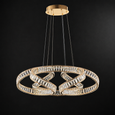 Підвісна люстра золота D-80 cm Led Gold Crystal 251222-100006849