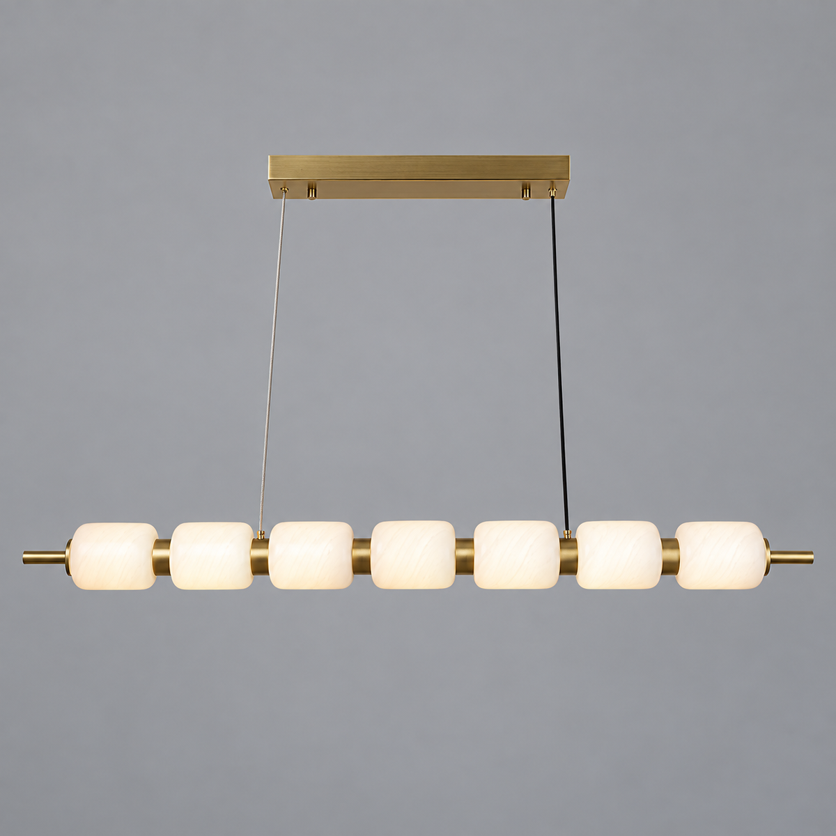 Люстра золота видовжена L-100 cm Led 36W Gold+White Zeffir 260936-100008797