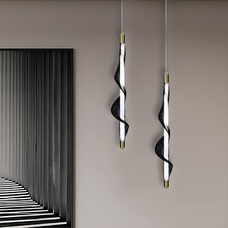 Підвісний світильник Silk L-60cm / L-80cm LED 4000К Black 250518-100004860