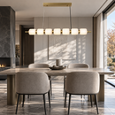 Люстра золота видовжена L-100 cm Led 36W Gold+White Zeffir 260936-100008797