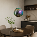 Підвісний світильник райдужний з плафоном органічної форми D-15 cm / 18 cm / 28 cm / 38 cm E27 Multicolor Melt Plazma 251231-100006846