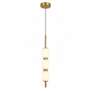 Світильник підвісний золотий D-10 cm H-58 cm Led 16W Gold Zeffir 260936-100008815
