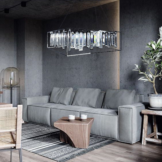 Люстра Crystal Chrome L-60 см Е14 230918-100002482