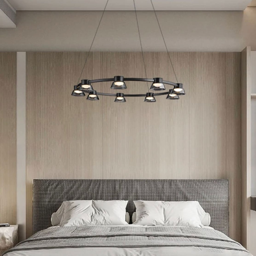 Підвісні світильники Industrial Black + Graphit 3000К-6000К D-60cm Led 12W / D-80cm Led 18W / D-100cm Led 24W 231018-100002689