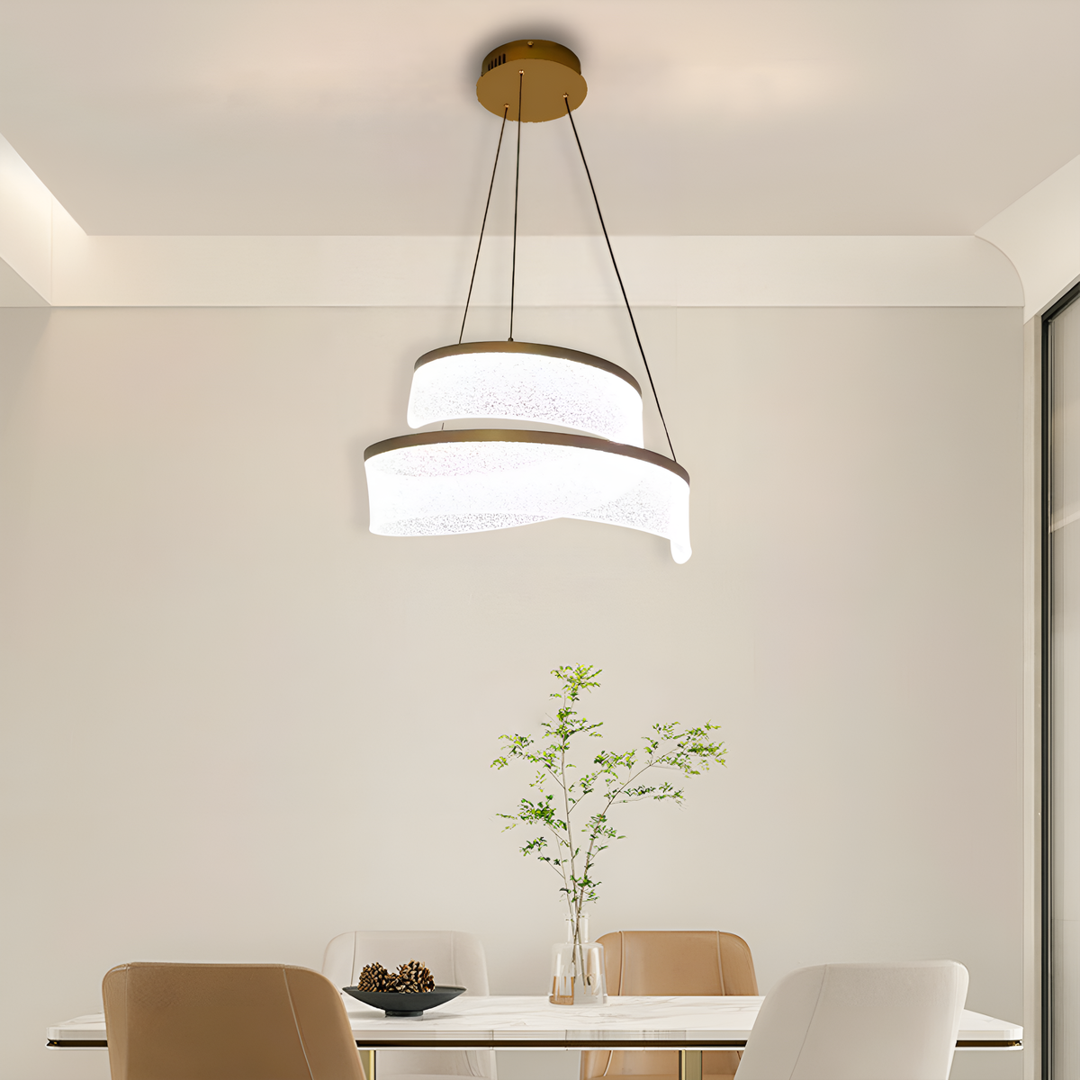 Люстра Organza L-120cm Coffe 250522-100004762