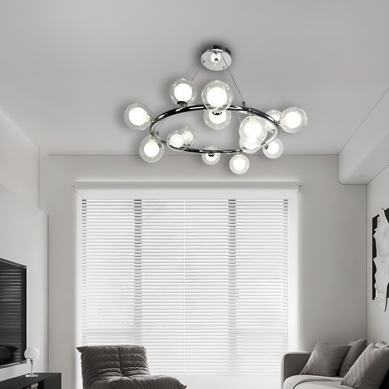 Люстра Modo Clear Bubble D-75cm G9x15 Chrome 250518-100004863