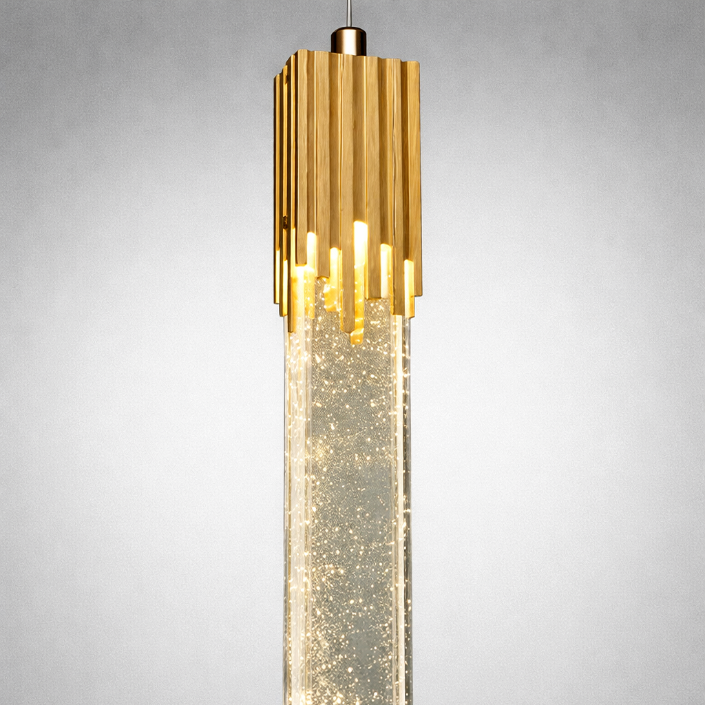 Підвіс золотий 4100К H - 36 cm Led 5W Gold Prisma bubble 220819-100000986
