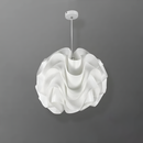 Світильники підвісні білі Квіти 1xE27 D-40 сm / D-50 cm White Wavy flower 250218-100004190