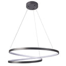 Підвісна люстра чорна D-60 cm Led 52W 4000K Black Knot 251240-100006890