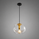 Підвісний світильник з прозорим плафоном D-25 cm E27 Clear Wavy ball 260822-100008570