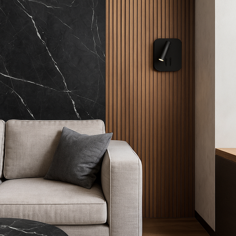 Бра з вимикачем на корпусі Bun Tune lamp 230520-100002013