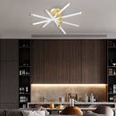 Стельовий LED-світильник золотий / чорний Line D-81 cm H-23.5 cm 76W Gold / Black 220720-100000924