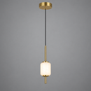 Світильник підвісний золотий D-10 cm H-33 cm Led 5W Gold One Zeffir 260936-100008817