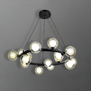 Люстра Modo Amber Bubbles D-75cm G9x15 Black 250518-100004866